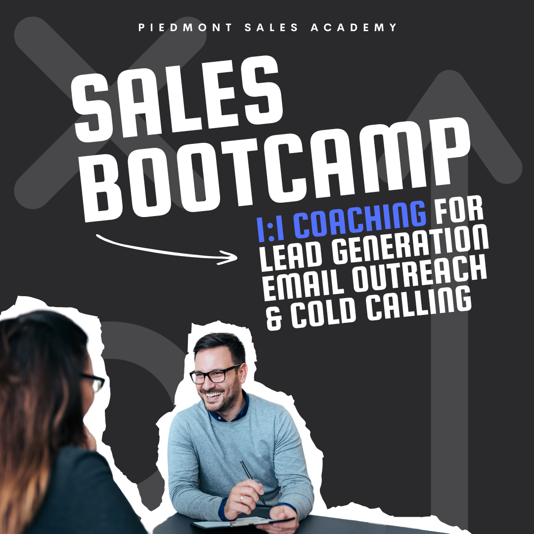Sales Bootcamp: 1:1 Coaching for Lead Generation, Email Outreach, and Cold Calling